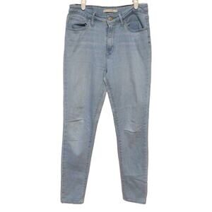 Levi’s 721 High Rise Skinny Jeans Women’s Size 29 Light Blue Stretch